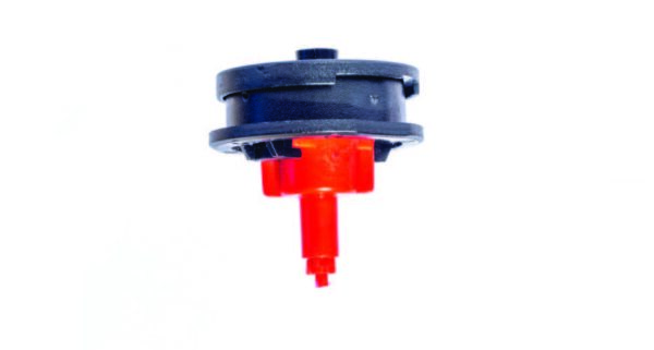 Single jet sprinkler-antibug with integral nozzle filter